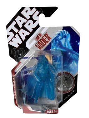 Star Wars Darth Vader Blue Hologram #48 Empire Strikes Back 2007 Coin Figure New